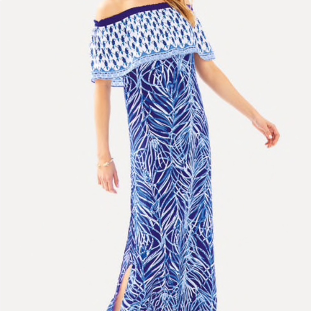 Gorgeous Lilly Pulitzer Off the Shoulder Dress